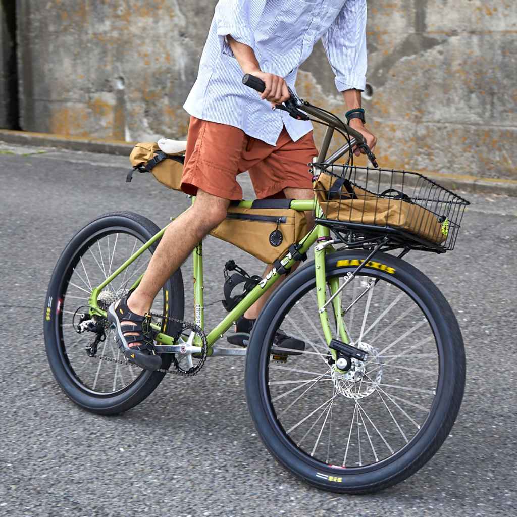FAIRWEATHER* frame bag half (leopard) - BLUE LUG GLOBAL