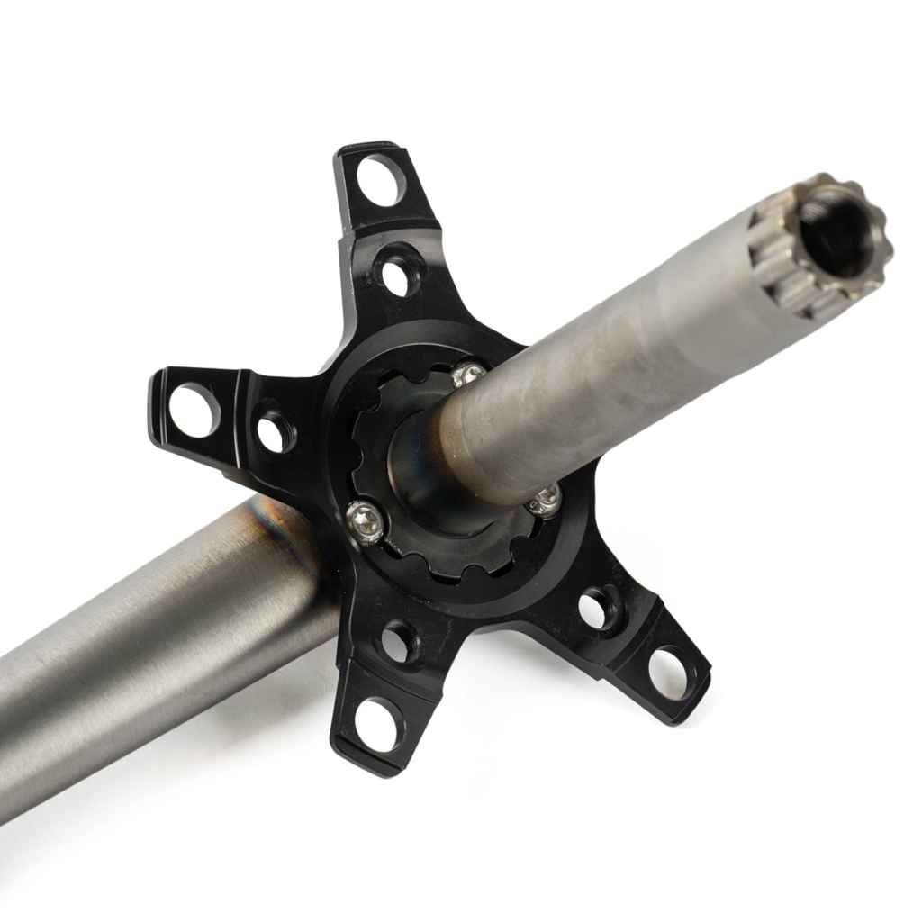 CYBER CYCLES* cyber cranks OR-II (cerakote black) - BLUE LUG