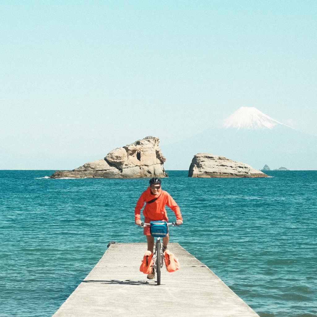 FAIRWEATHER* ultralight rain jacket (orange) - BLUE LUG GLOBAL