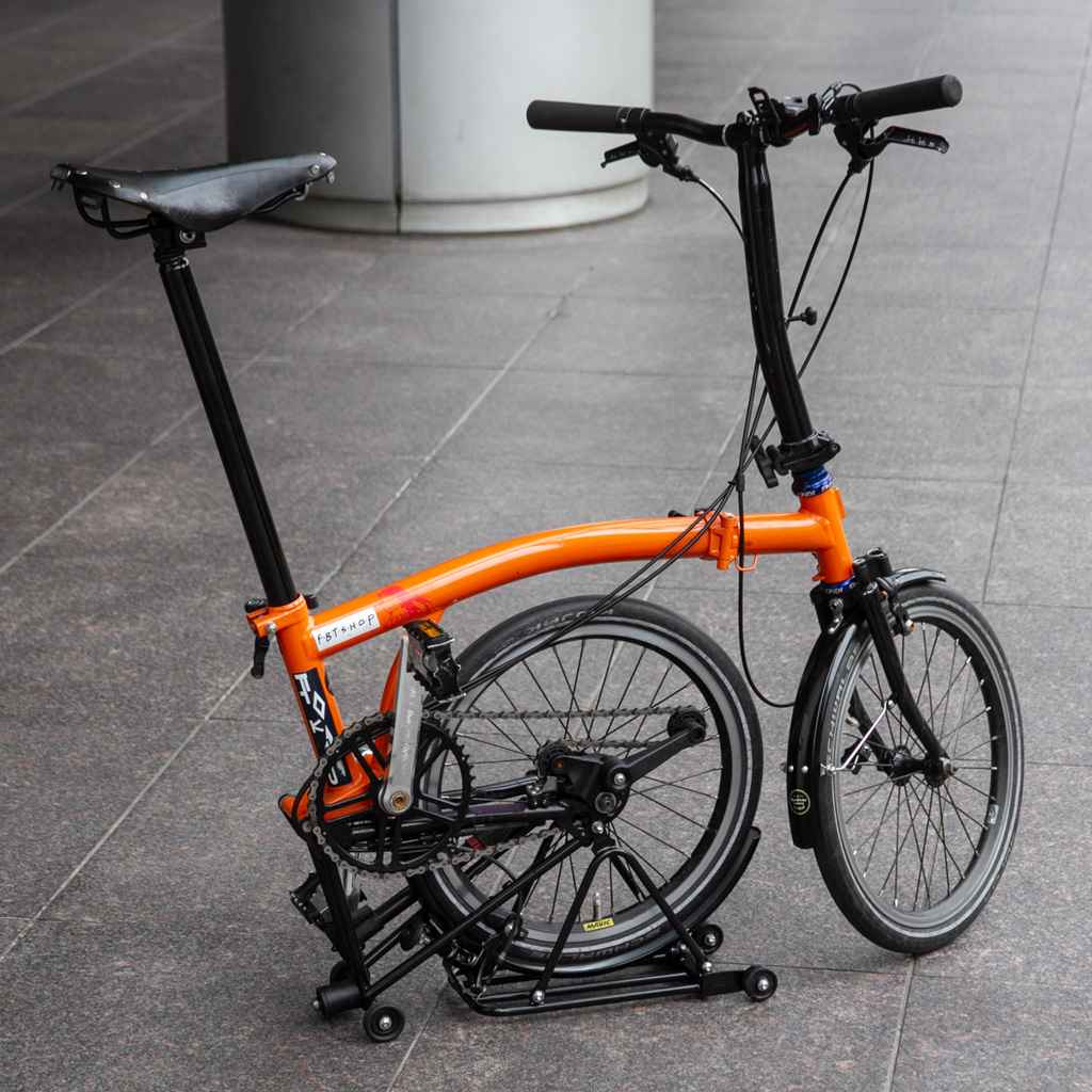 本所フェンダー　ブロンプトン　シルバー SIM WORKS* honjo Bros fender for brompton (silver) - BLUE LUG