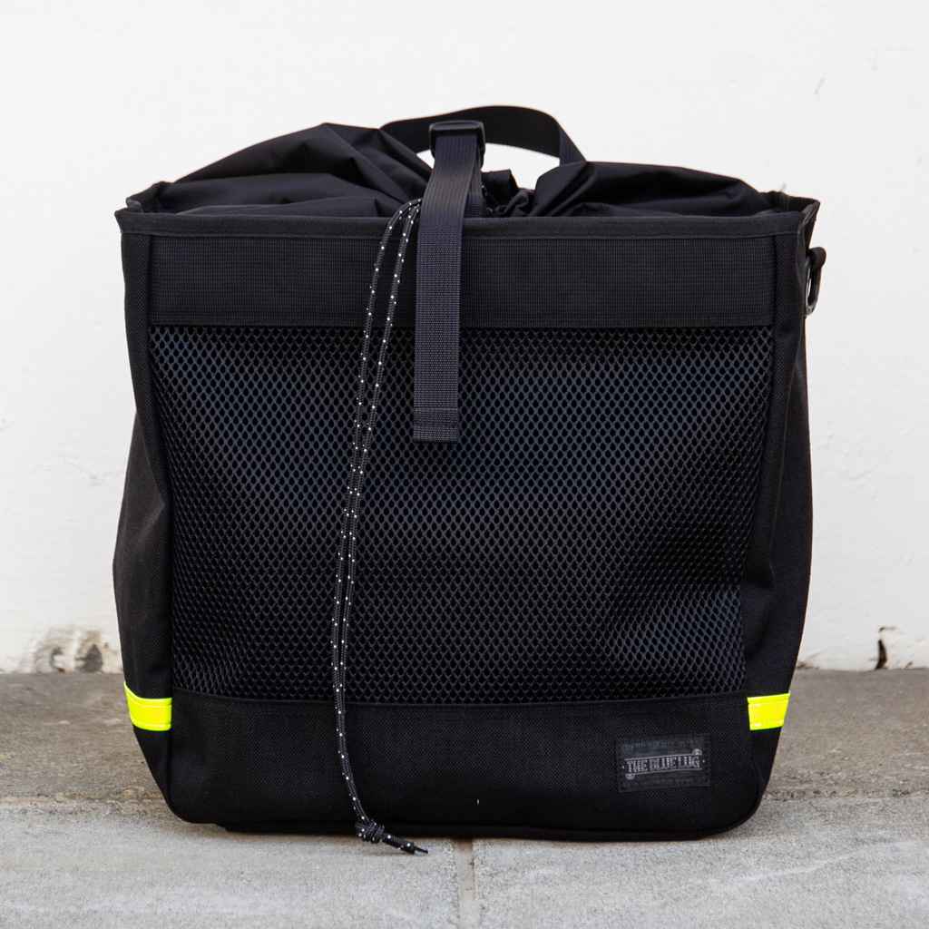 BLUE LUG* grocery pannier (black/yellow) - BLUE LUG GLOBAL