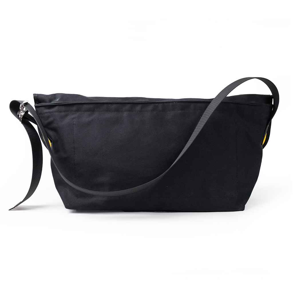 DE MARTINI* 3602 messenger bag (canvas black) - BLUE LUG
