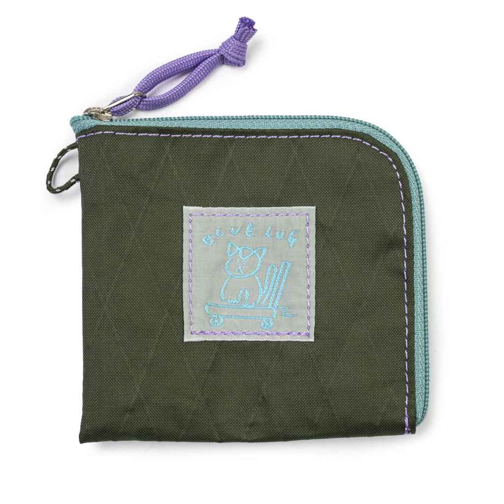 BLUE LUG* L-wallet (x-pac olive/green) - BLUE LUG GLOBAL