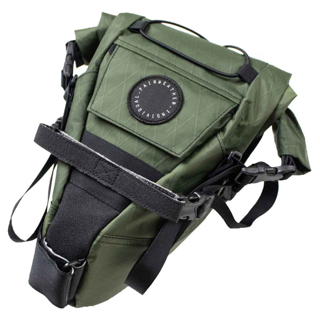 専用 FAIRWEATHER 【seat bag x-pac 3-6L】 FAIRWEATHER* seat bag (x-pac olive) - BLUE LUG GLOBAL ONLINE