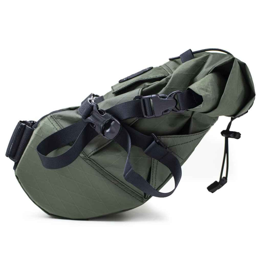 FAIRWEATHER* seat bag (x-pac/olive) - BLUE LUG GLOBAL ONLINE STORE