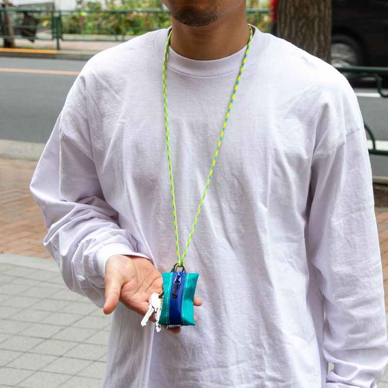 BLUE LUG* kozeni pouch (x-pac lavender/gray) - BLUE LUG GLOBAL