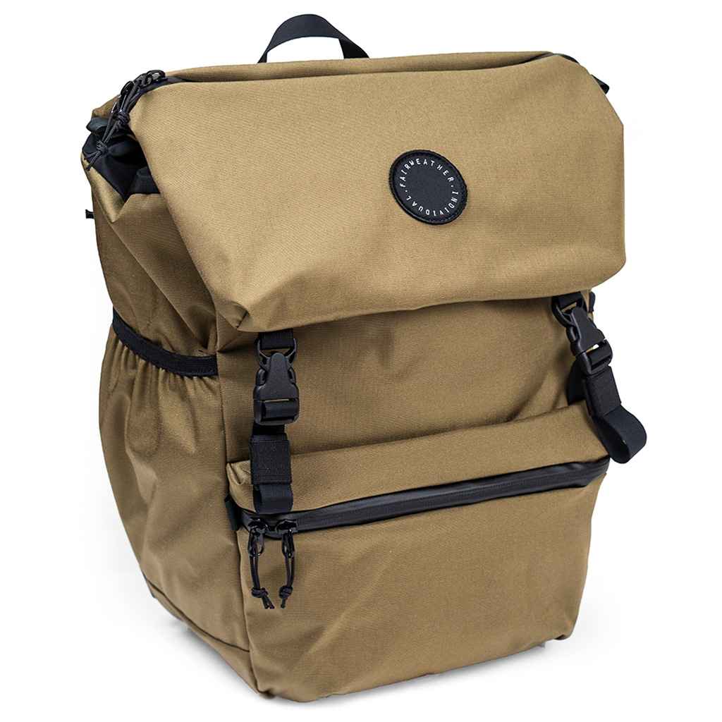 FAIRWEATHER* flaptop pannier (coyote) - BLUE LUG GLOBAL