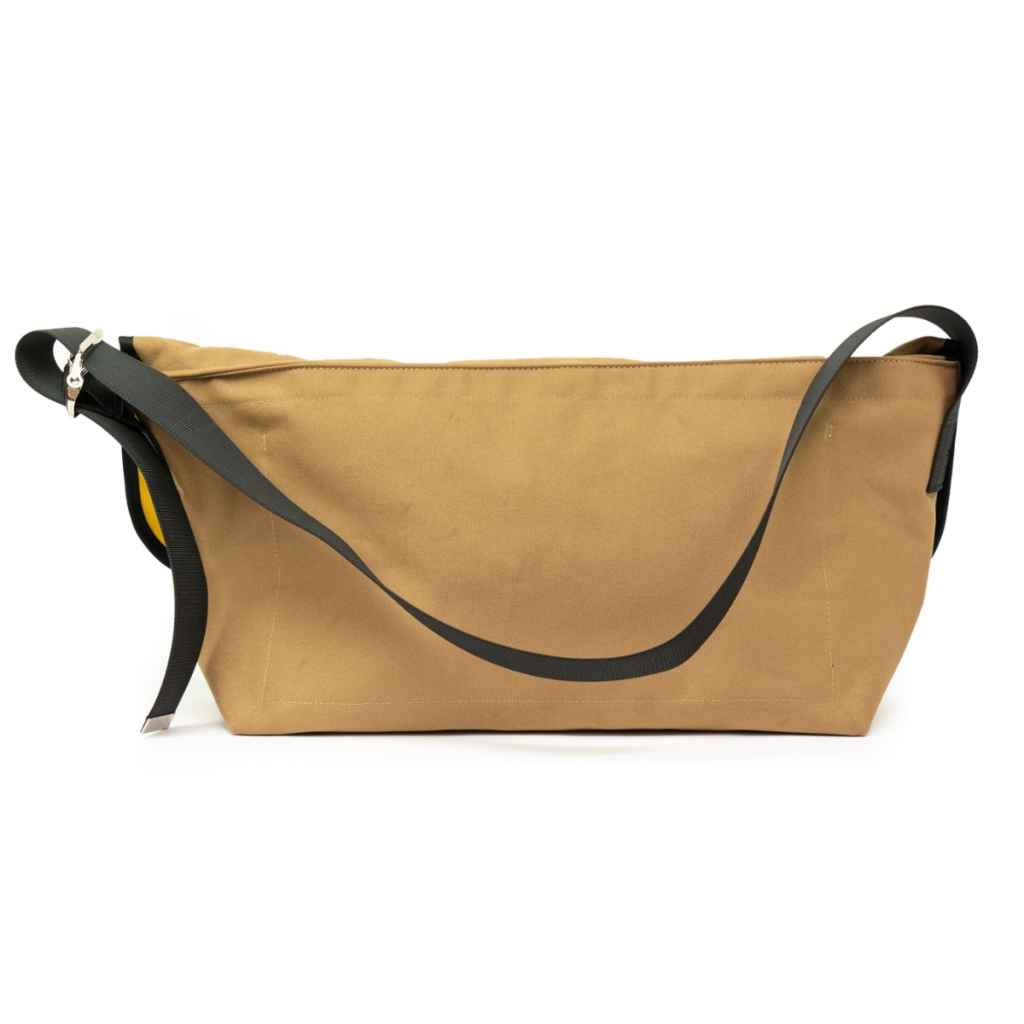 DE MARTINI* 3602 messenger bag (canvas tan) - BLUE LUG