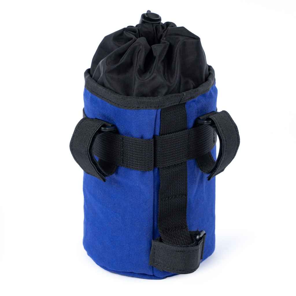 FAIRWEATHER* stem bag (waxed canvas/blue) - BLUE LUG GLOBAL ONLINE
