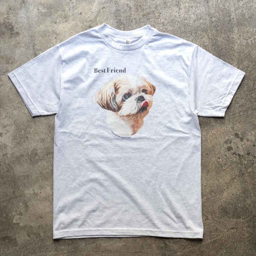 BLUE LUG* best friend t-shirt for futa (ash gray) - BLUE LUG