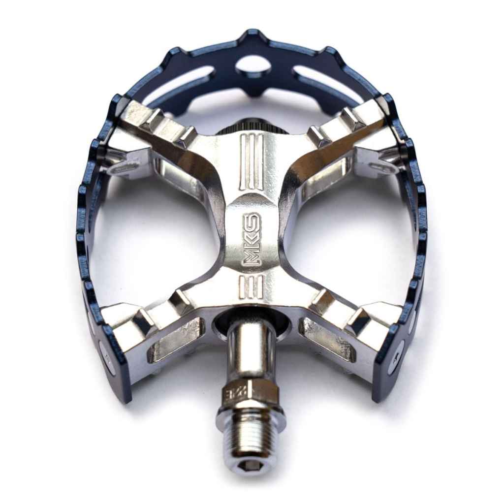 MKS* XC-III bear trap pedal (blue) - BLUE LUG GLOBAL ONLINE
