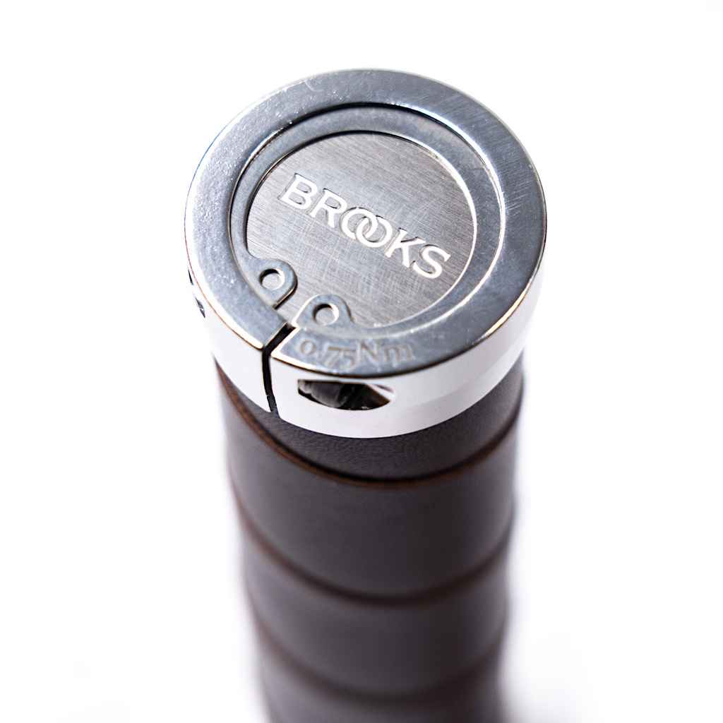 Brooks - 中古美品BROOKS ENGLAND SLENDER LEATHER GRIPS Slender Leather Grips