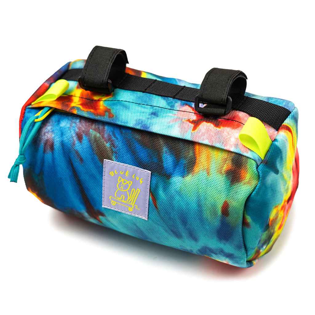 BLUE LUG* handlebar pouch (tiedye) - BLUE LUG GLOBAL ONLINE