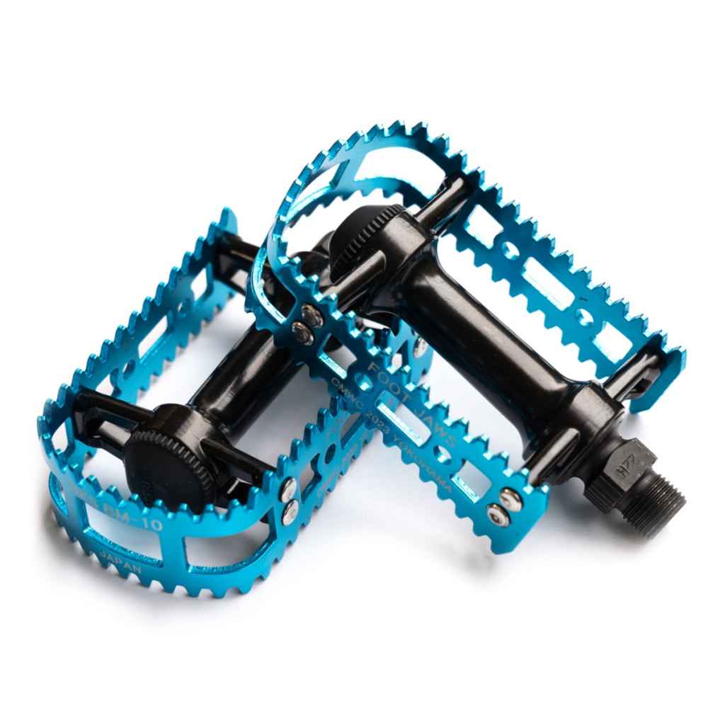 MKS bm-10 CMWC limited (限定) MKS* FOOT JAWS bm-10 CMWC limited (black/ocean blue cage) - BLUE