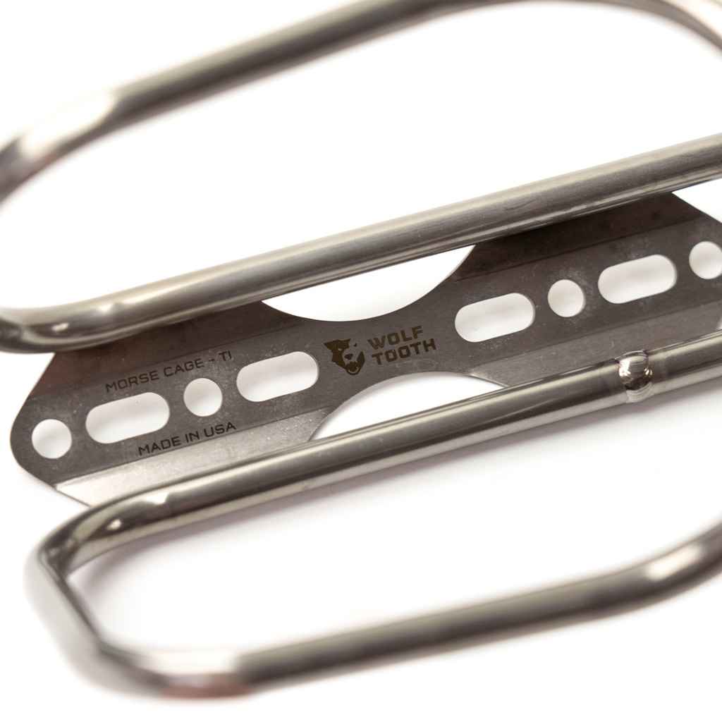 WOLF TOOTH COMPONENTS* morse titanium cage (titanium) BLUE LUG