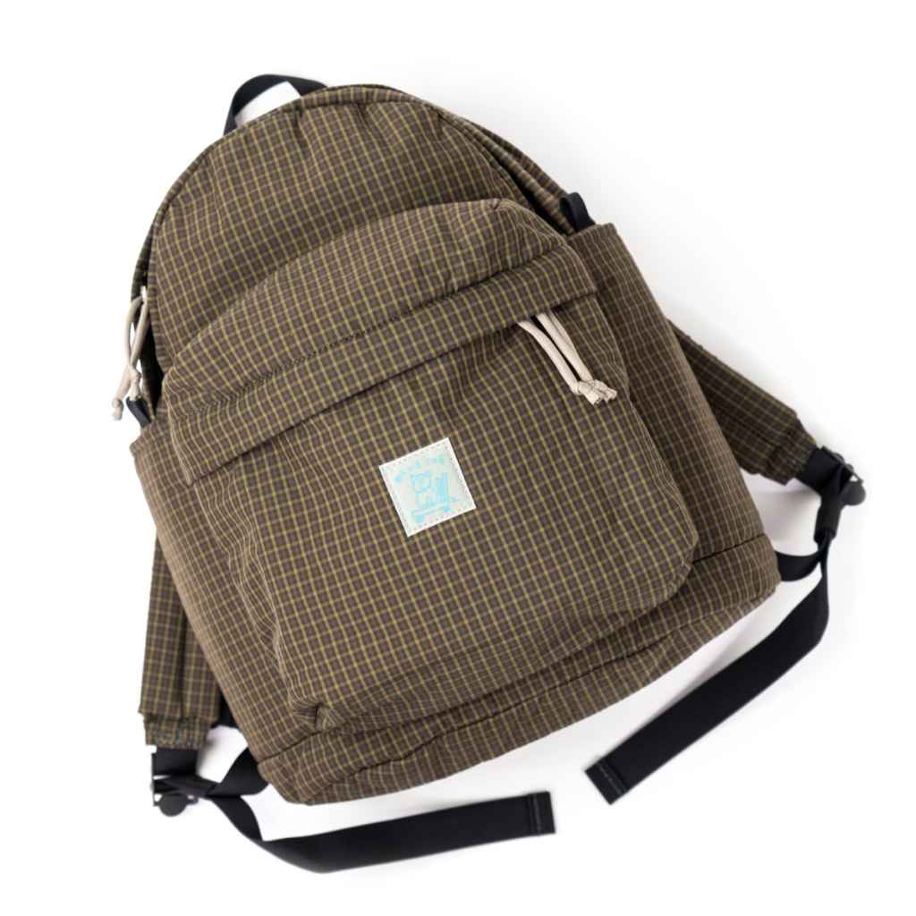 【EXCLUSIVE】BLUE LUG / The Day Pack Brown BLUE LUG* THE DAY PACK (padding brown check) - BLUE LUG
