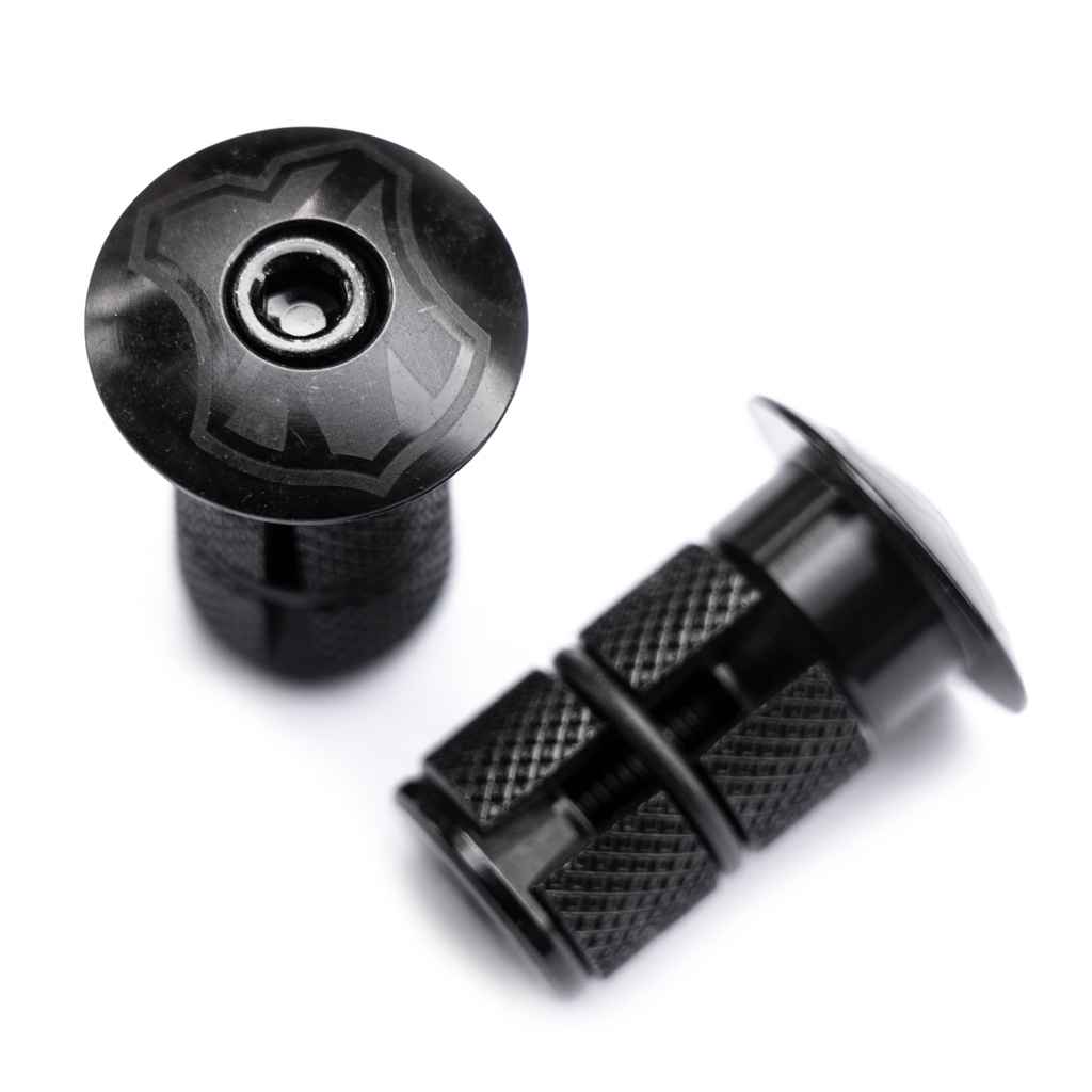 Mash SF バーエンドキャップ 2個セット MASH* bar end cap (black) - BLUE LUG GLOBAL ONLINE STORE