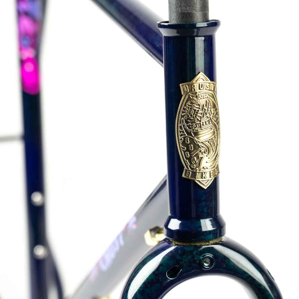 CRUST BIKES* bombora CELOS frame (sea creature green) - BLUE