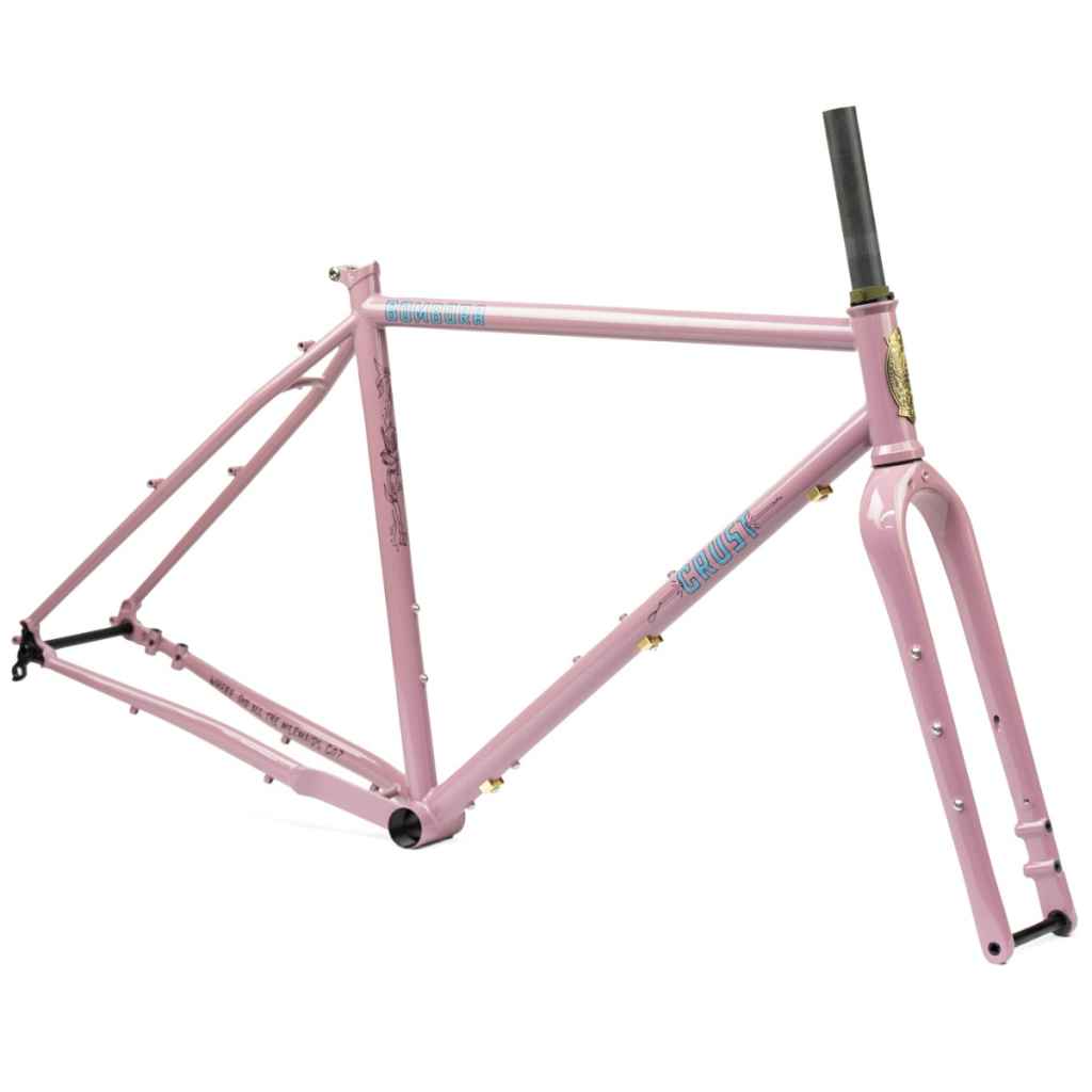 *CRUST BIKES* bombora celos フレームセット CRUST BIKES* bombora CELOS frame (pastel violet) - BLUE LUG