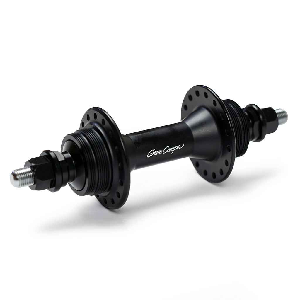 GRAN COMPE* small track hub (rear/matt black) - BLUE LUG GLOBAL