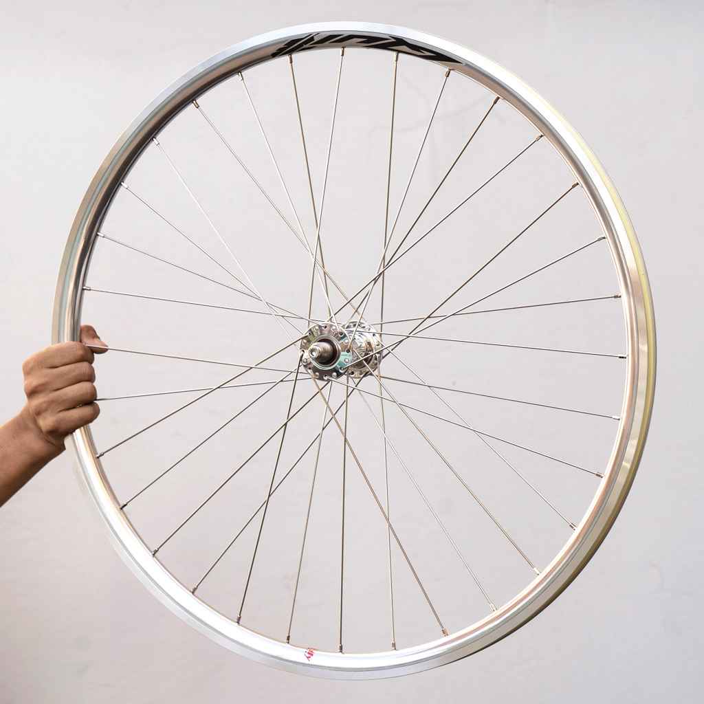 売れ筋がひ！ VELOCITY×PHILWOOD* BLUE - (polish) front wheel track quill パーツ