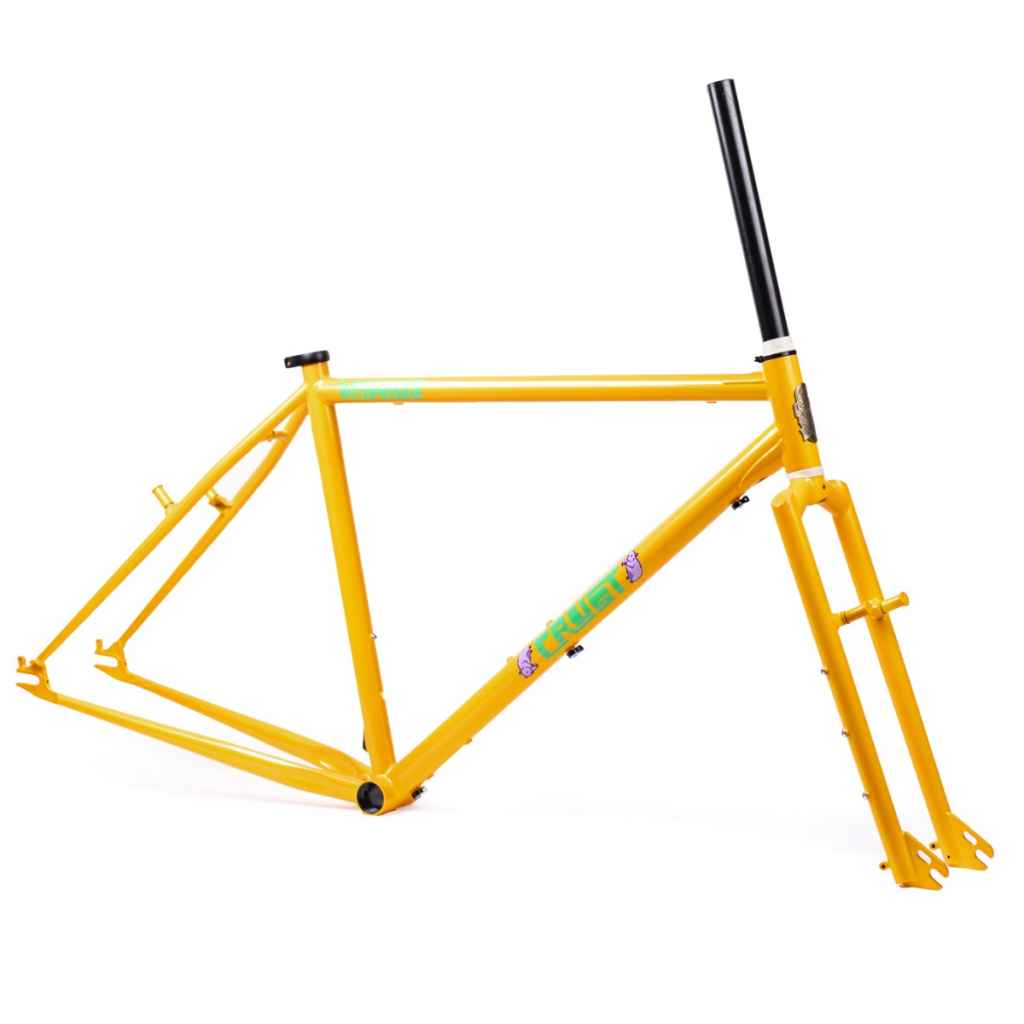 CRUST BIKES* wombat frame (gold orange) - BLUE LUG GLOBAL ONLINE STORE