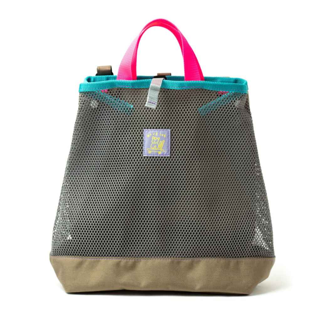 bluelug メッシュパニアバック BLUE LUG* 3way pannier (mesh grey) - BLUE LUG GLOBAL ONLINE STORE