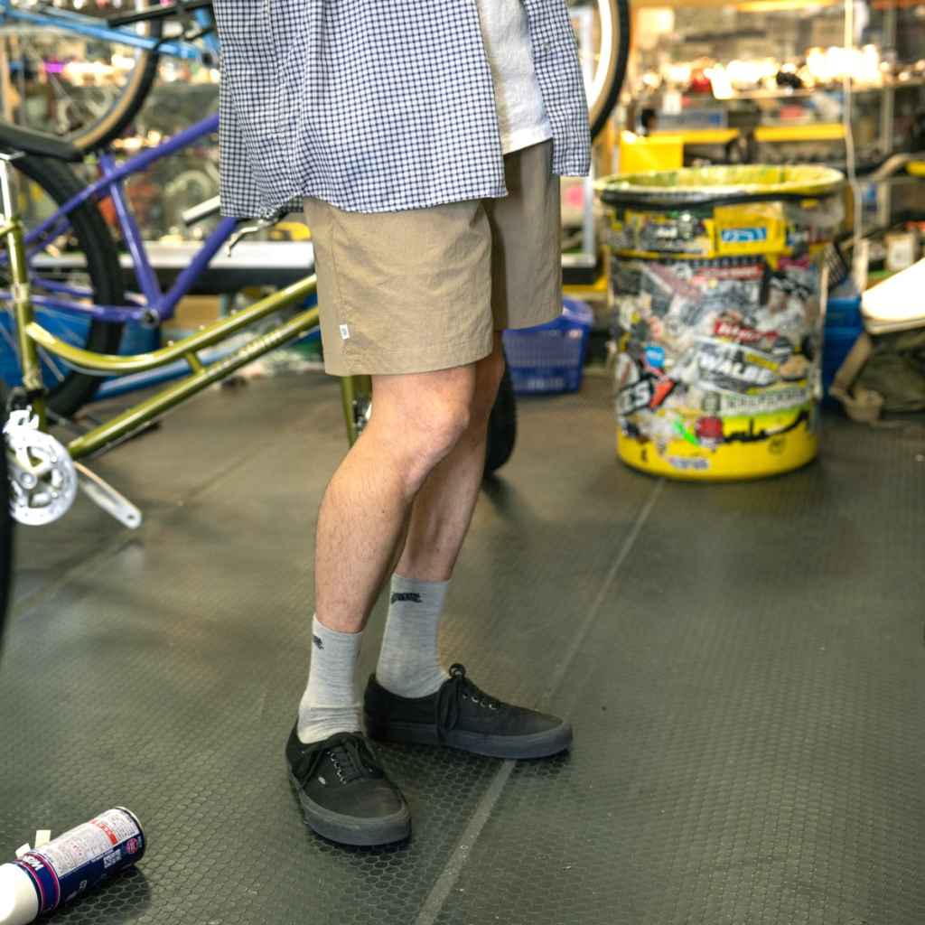 PILGRIM* packable shorts (driftwood) - BLUE LUG GLOBAL