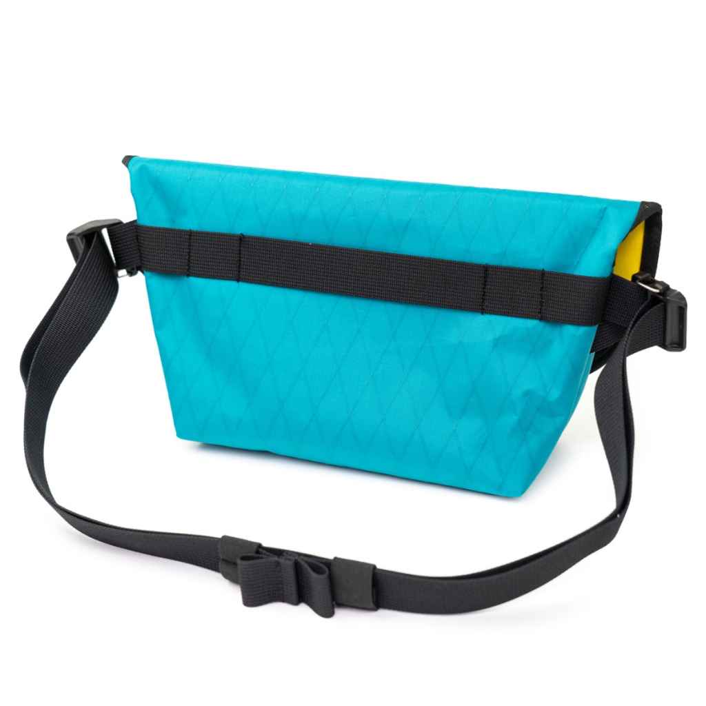 KemブルーラグBLUE LUG hip messenger bag BLUE LUG* hip messenger (x-pac teal/yellow reflector) - BLUE