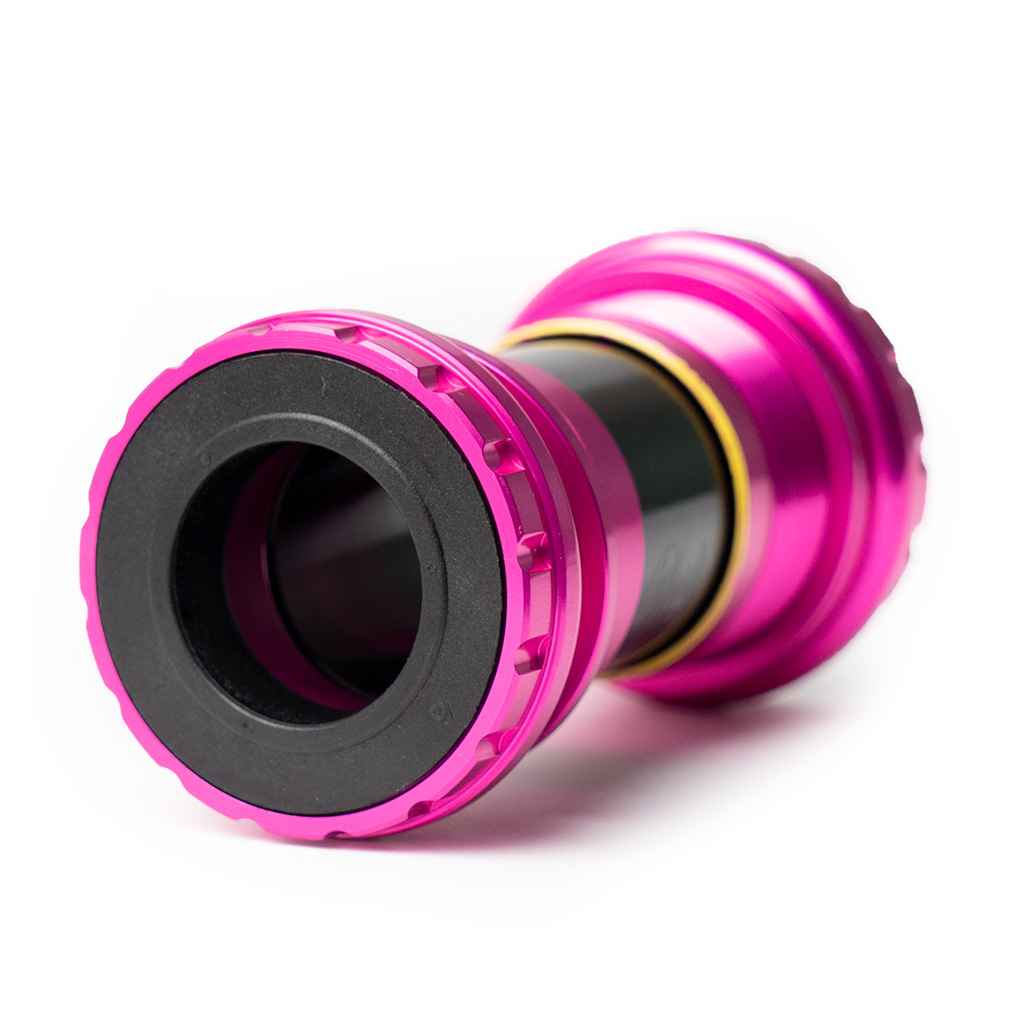 PHILWOOD* outboard bottom bracket (aluminum/pink) - BLUE LUG