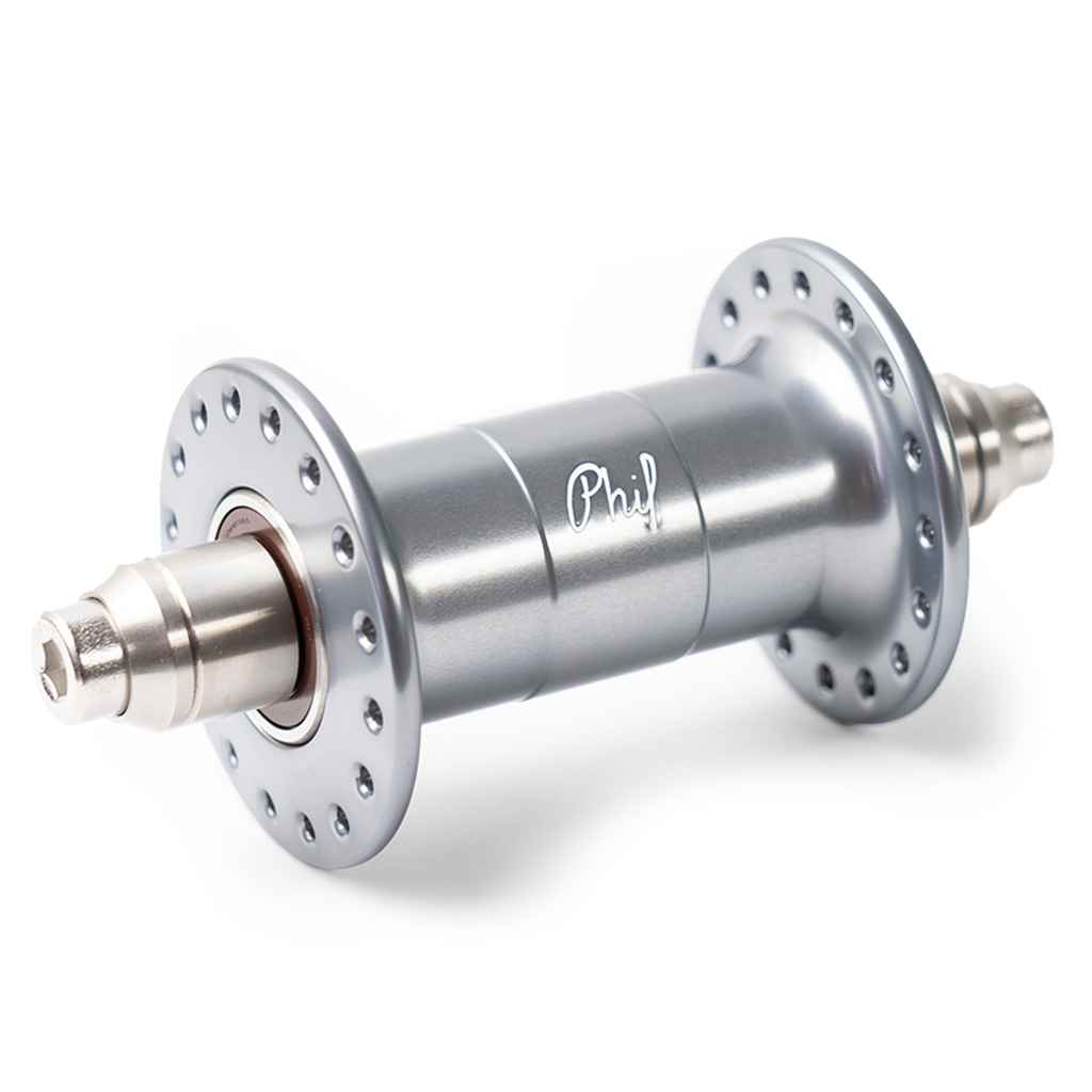 PHILWOOD* low flange track hub front (gunmetal) - BLUE LUG GLOBAL