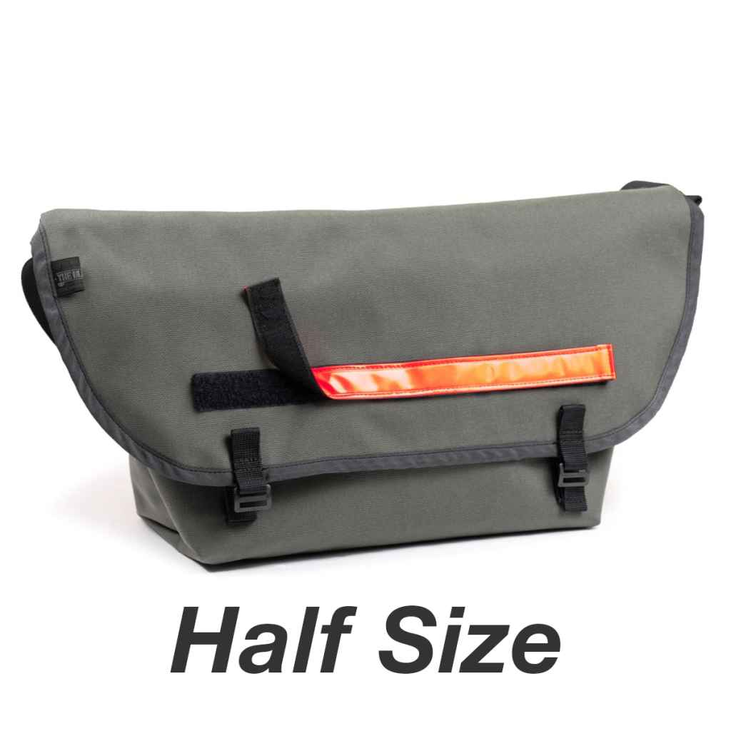 BLUE LUG* the messenger bag half (gray/reflector) - BLUE LUG