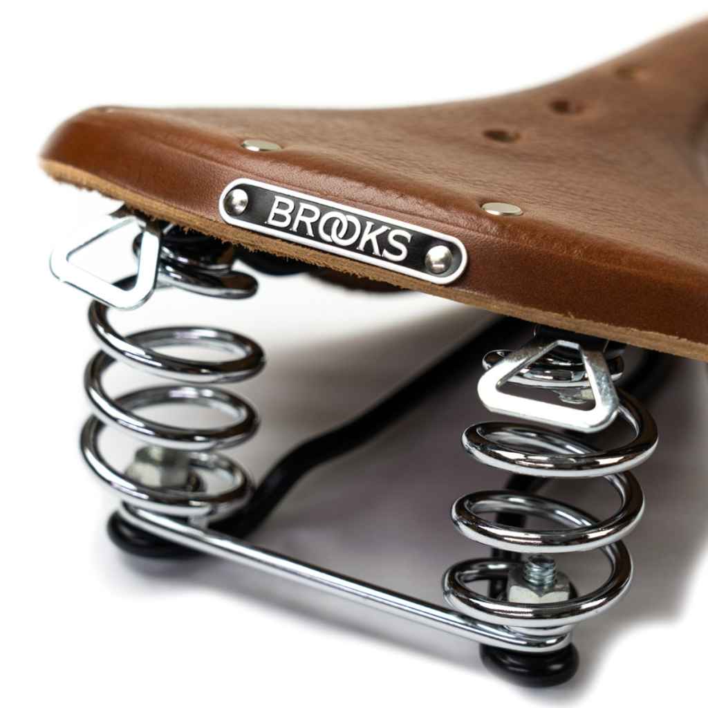 BROOKS B67 スプリング付きサドル honeyレザー Amazon | BROOKS レザーサドル スプリングつきモデルB66の