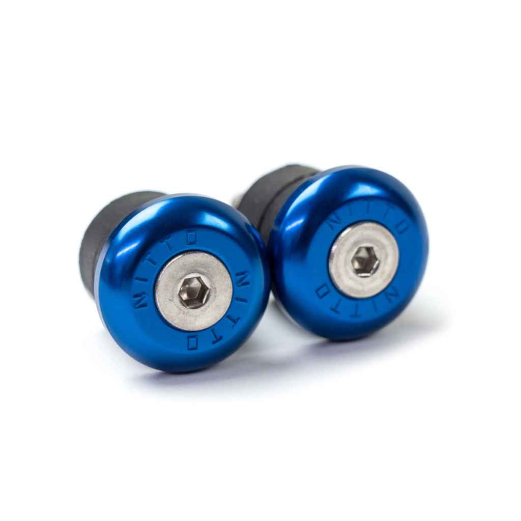 NITTO* ec-02 bar end (blue) - BLUE LUG GLOBAL ONLINE STORE