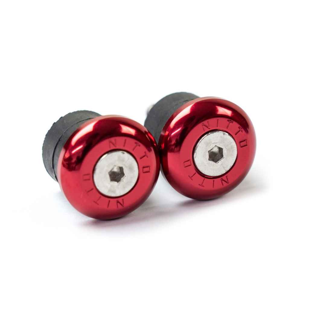 NITTO* ec-02 bar end (red) - BLUE LUG GLOBAL ONLINE STORE