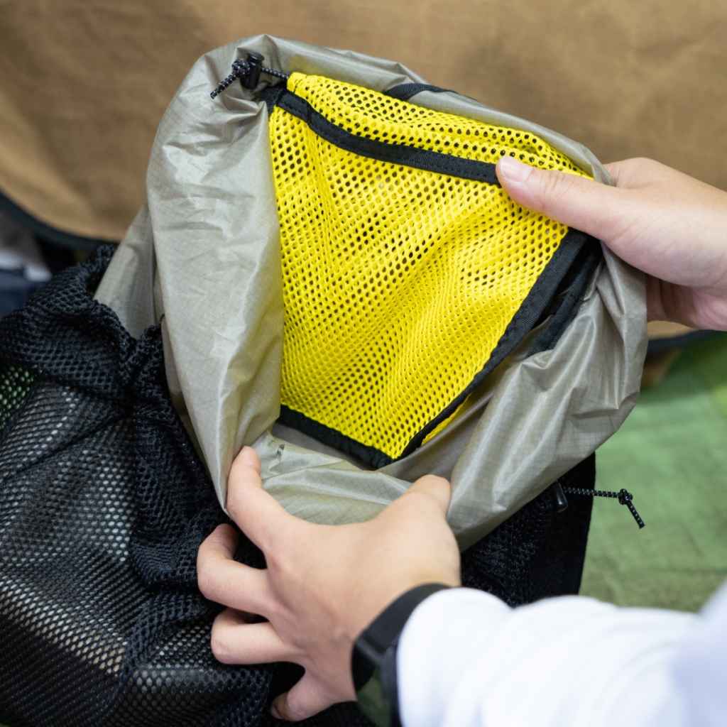 FAIRWEATHER* packable pack (algae green) - BLUE LUG GLOBAL
