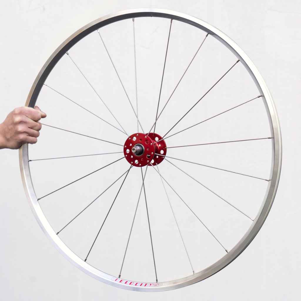 philwood × velocity quil track wheel Phil Wood Hubs Velocity Deep V Silver Fixed gear Track