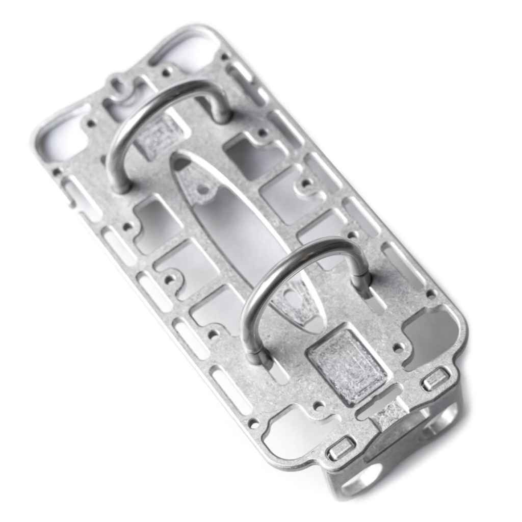 EERDER METAAL* utility platform MK6 (raw silver) - BLUE LUG GLOBAL