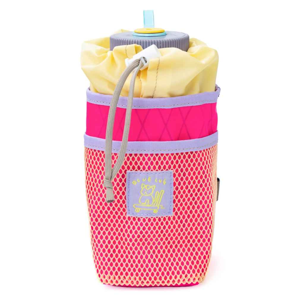 BLUE LUG* stem pouch (x-pac pink/mesh beige) - BLUE LUG GLOBAL