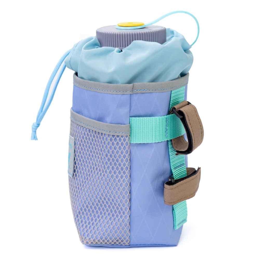 BLUE LUG* stem pouch (x-pac blueberry/mesh gray) - BLUE LUG GLOBAL