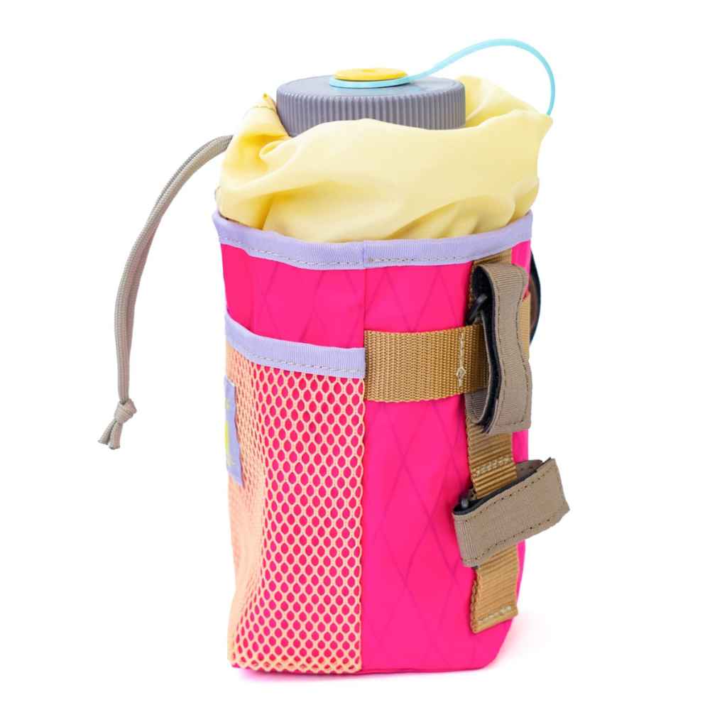 BLUE LUG* stem pouch (x-pac pink/mesh beige) - BLUE LUG GLOBAL
