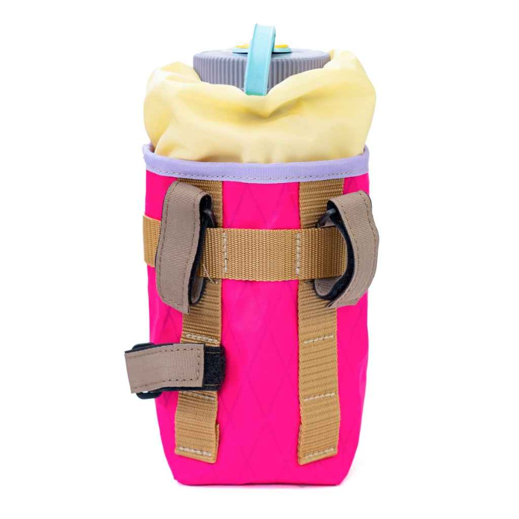 BLUE LUG* stem pouch (x-pac pink/mesh beige) - BLUE LUG GLOBAL