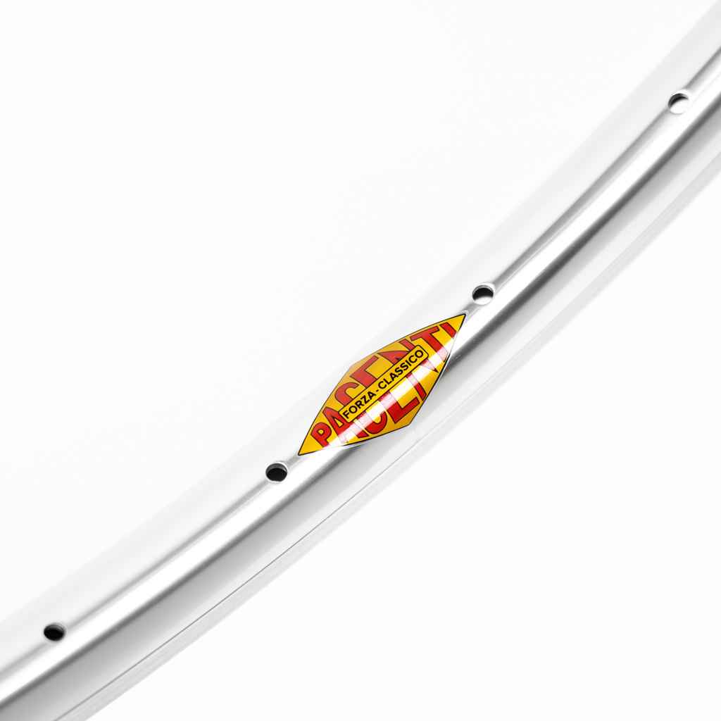 PACENTI* forza classico asymmetrical rim (silver) - BLUE LUG