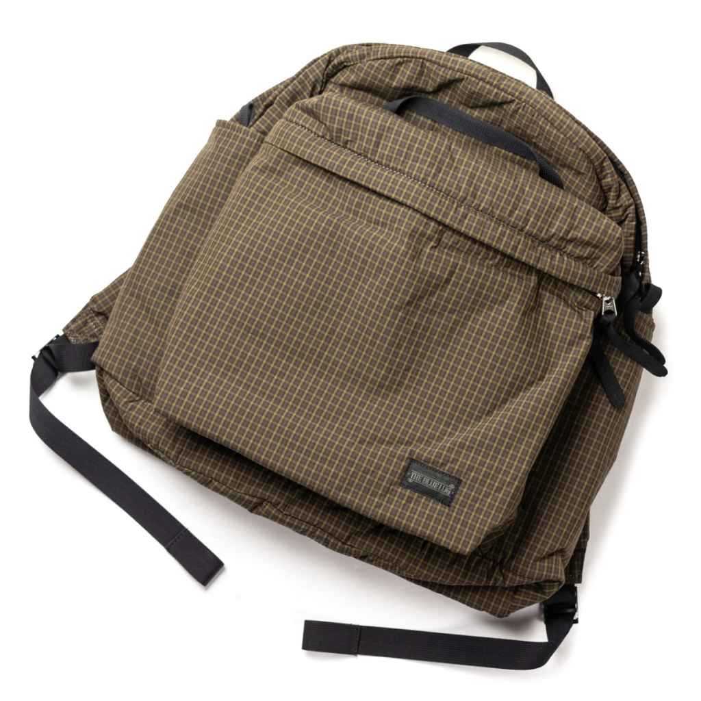 【EXCLUSIVE】BLUE LUG / The Day Pack Brown BLUE LUG* THE DAY PACK (padding brown check) - BLUE LUG