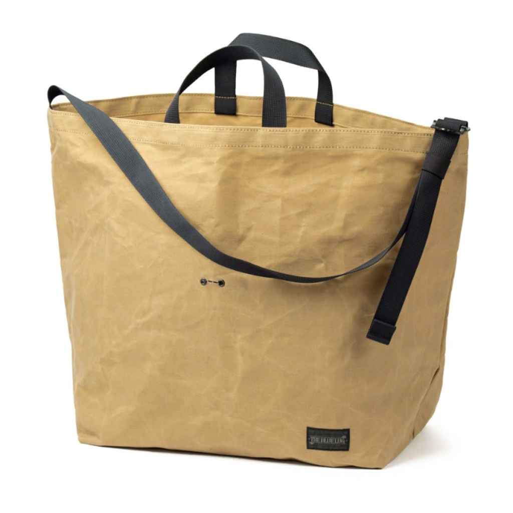 BLUE LUG* 137 tote bag (wax beige) - BLUE LUG GLOBAL ONLINE