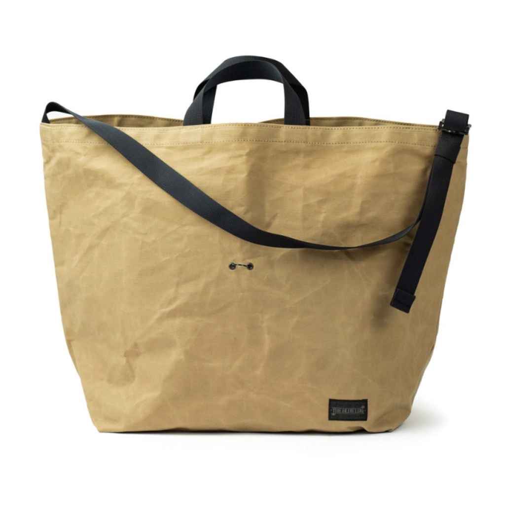 BLUE LUG* 137 tote bag (wax beige) - BLUE LUG GLOBAL ONLINE