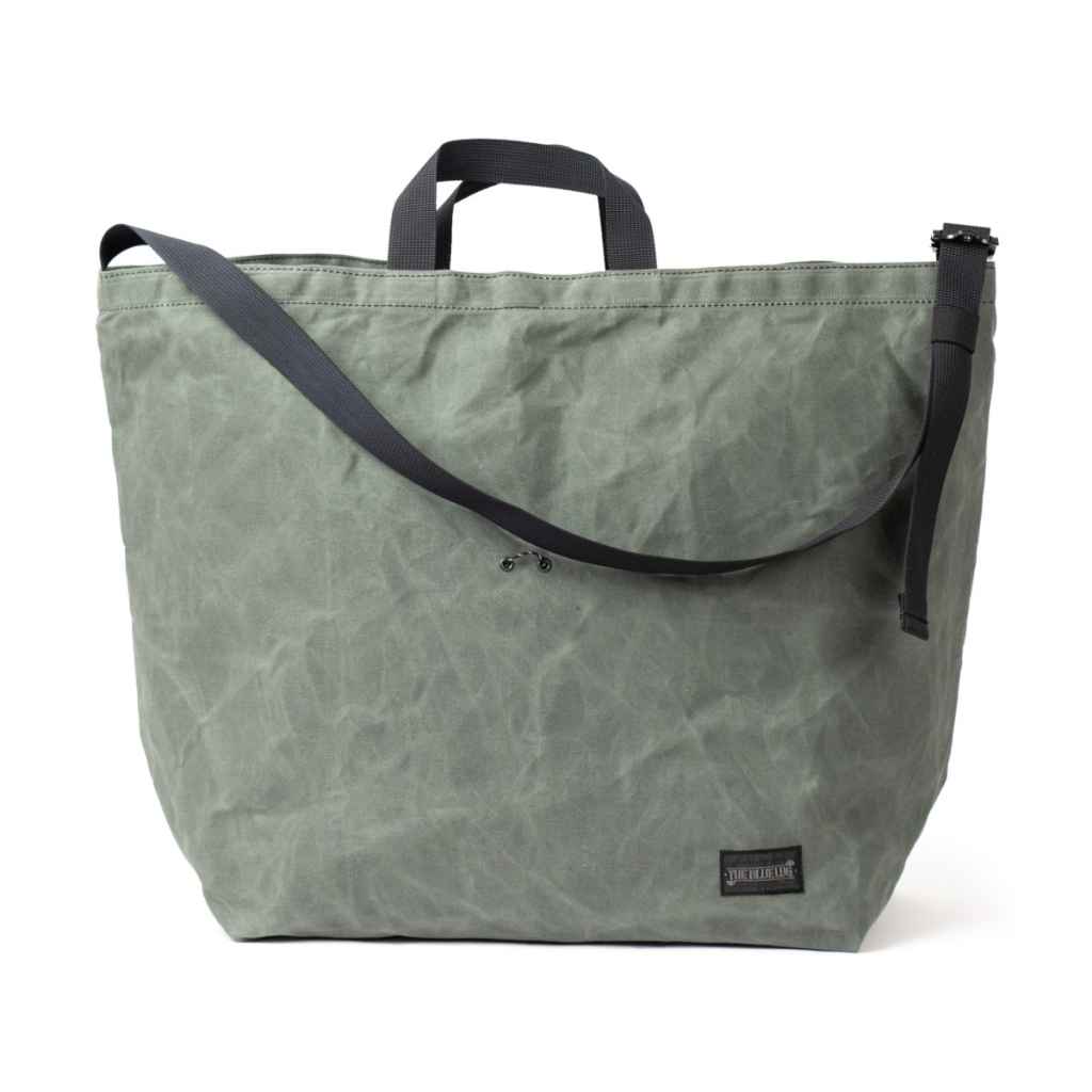 BLUE LUG* 137 tote bag (wax olive) - BLUE LUG GLOBAL ONLINE