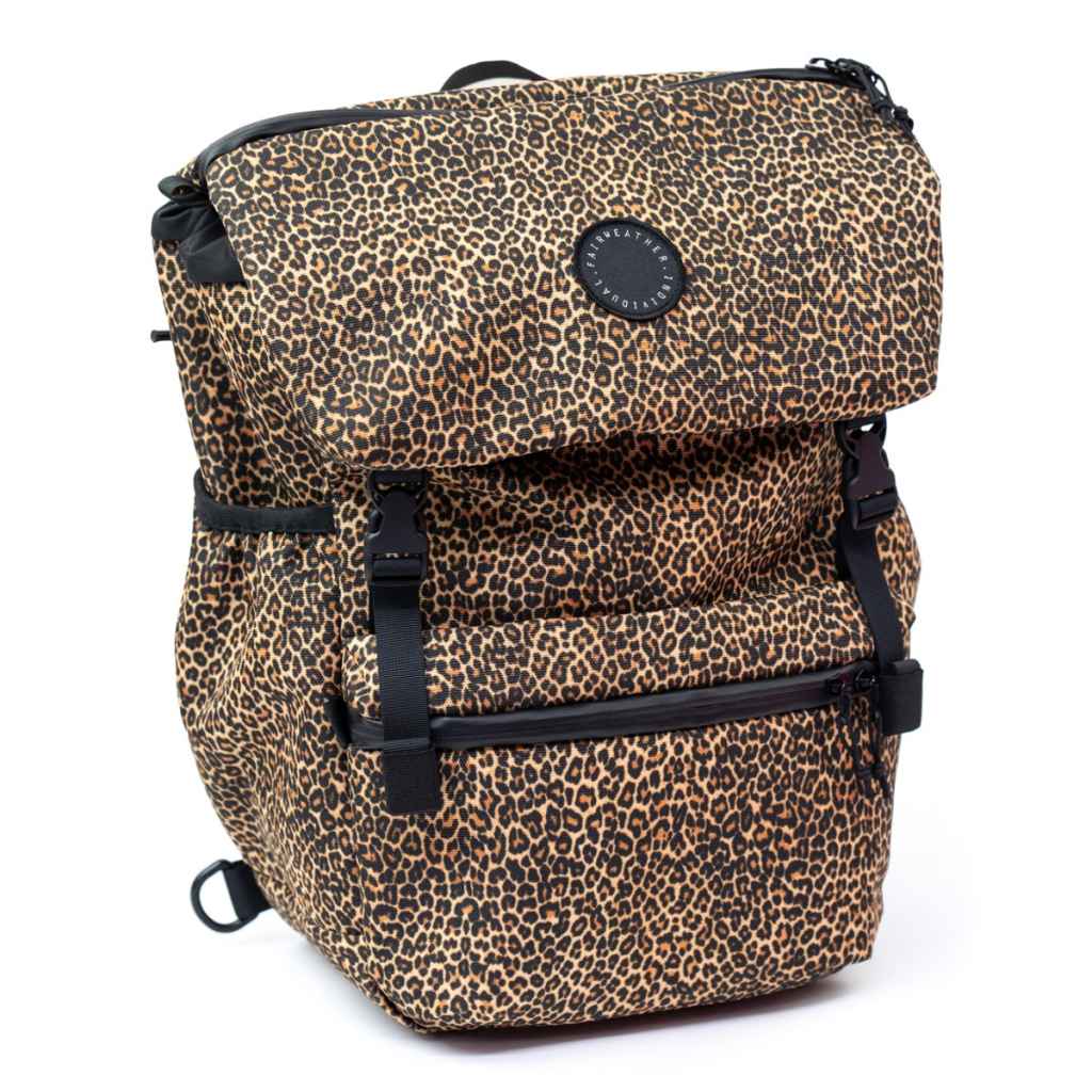 FAIRWEATHER* flaptop pannier (leopard) - BLUE LUG GLOBAL