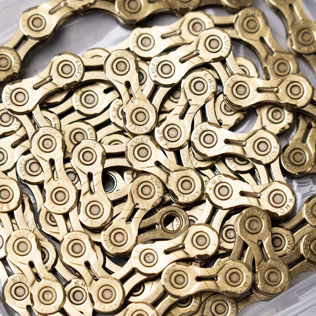 KMC* X10 EL chain (ti-gold) - BLUE LUG GLOBAL ONLINE STORE