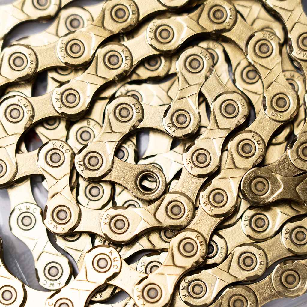 KMC* X10 chain (ti-gold) - BLUE LUG GLOBAL ONLINE STORE